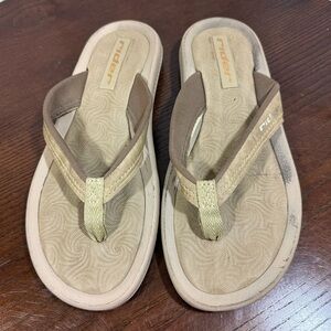 RIDER GRENDENE cushiony flip flops very comfortable made in Brazil size 7 GUC